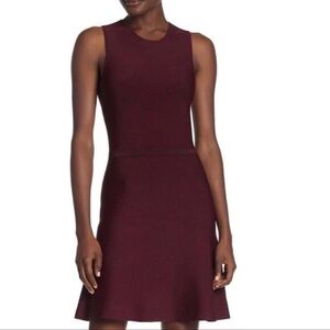 Theory Burgundy Dress Large EUC